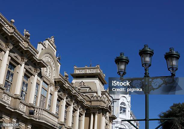 Photo Of An Old Post Office Building Under A Clear Sky Stock Photo - Download Image Now