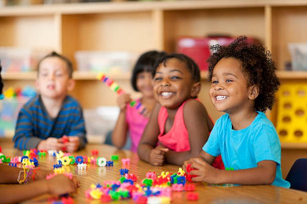 istock Teacher with diverse group of preschool children 174809251