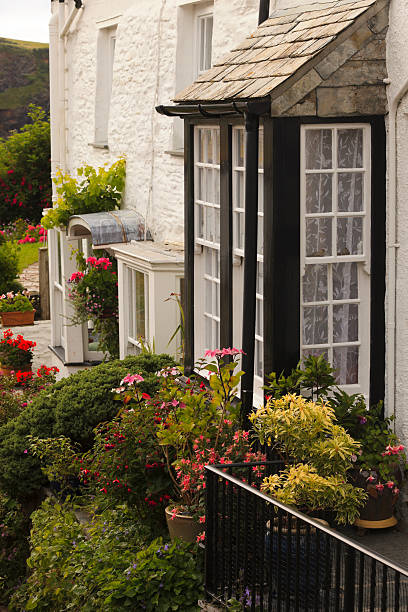 istock facade of a typical British cottage in Cornwall 174809297