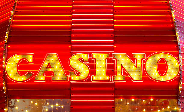 istock Casino Neon Sign 174809398