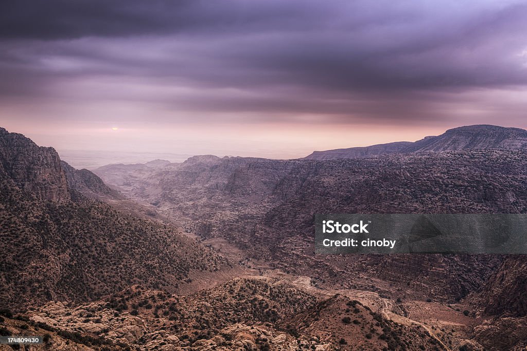 Wadi Dana da Biosfera-Jordânia - Foto de stock de Bioreserva royalty-free