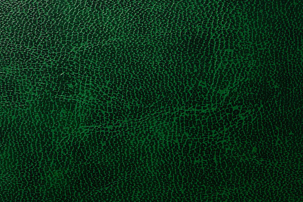 istock Close-up of green leather texture background 174809722