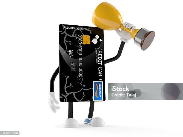 Cartão De Crédito - Fotografias de stock e mais imagens de Cartão de Crédito - Cartão de Crédito, Troféu, Atividade bancária