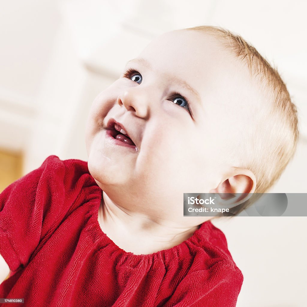 Cute baby girl 6-11 Months Stock Photo