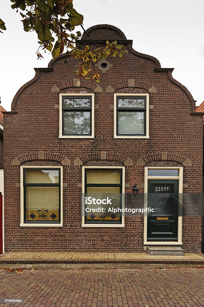 Budynki w Edam Holandii. - Zbiór zdjęć royalty-free (Architektura)