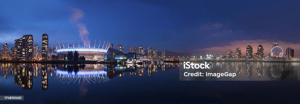 Panoramablick am Wasser in Vancouver - Lizenzfrei Vancouver - Kanada Stock-Foto