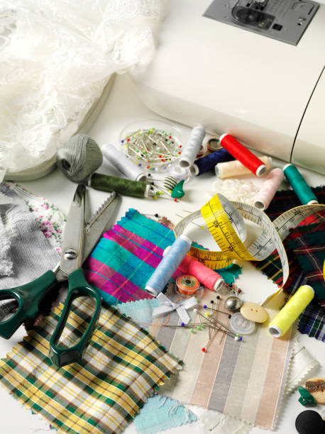 istock Haberdashery with Sewing, Pins and Buttons 174810410