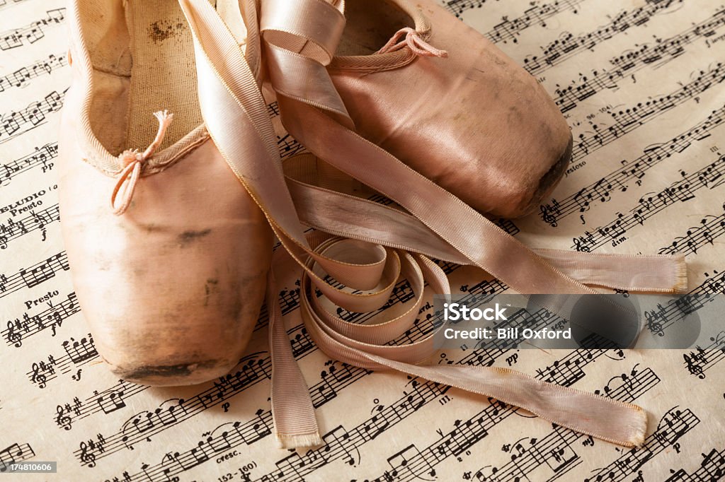 Chaussons de Ballet - Photo de Apprentissage libre de droits