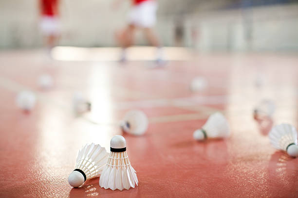 istock Badminton shuttlecock on the floor 174810760