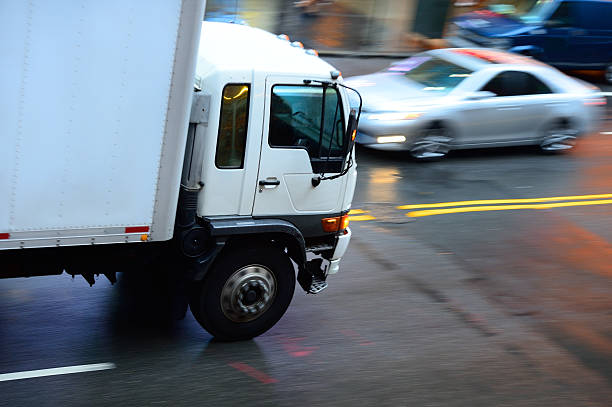 istock Fast Truck in Urban Traffic 174810830