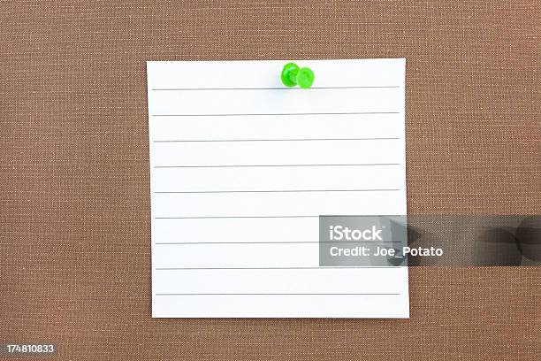 Blank Note Stock Photo - Download Image Now - Backgrounds, Blank, Brown