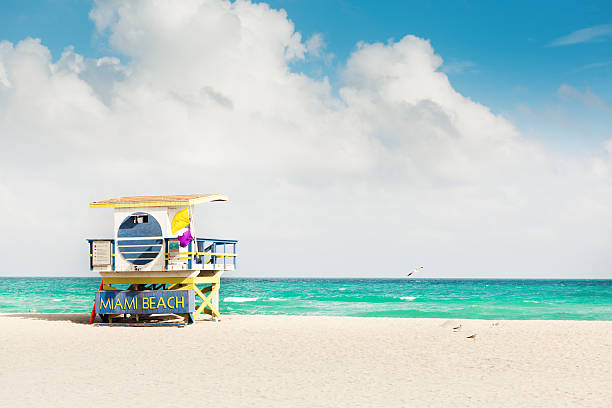 istock South Beach, Miami, Florida Lifeguard Hut Awaiting Spring Break Travel 174811032