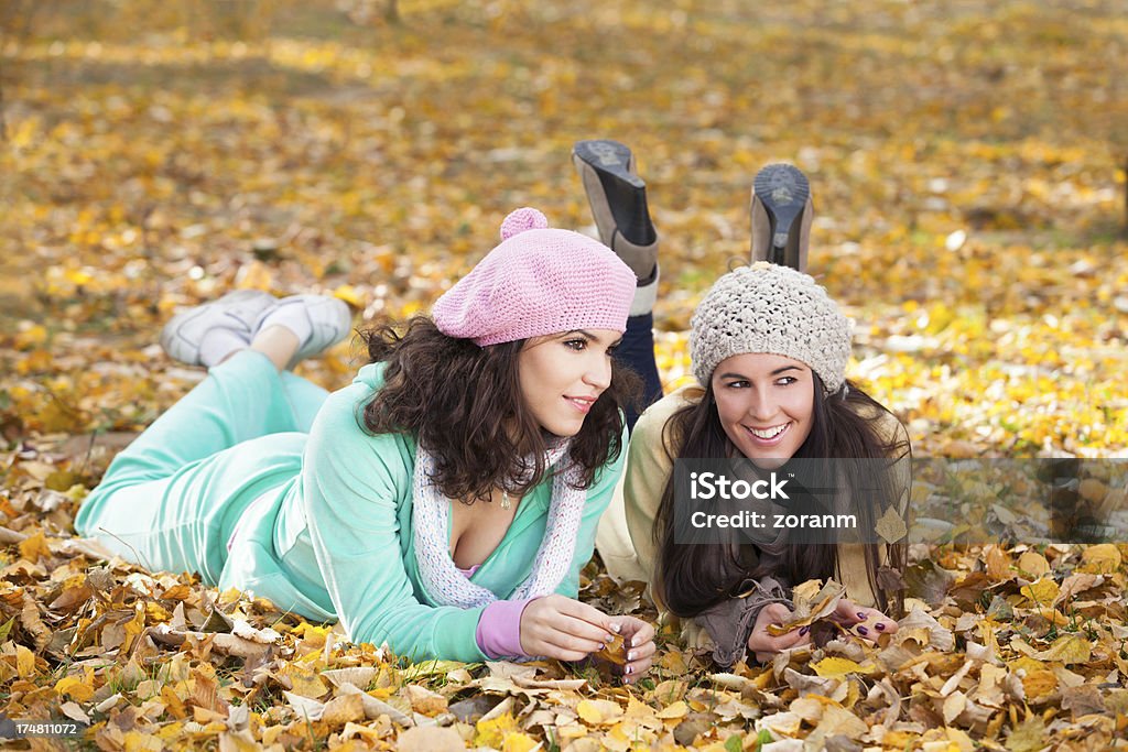 Outono meninas - Foto de stock de Adulto royalty-free