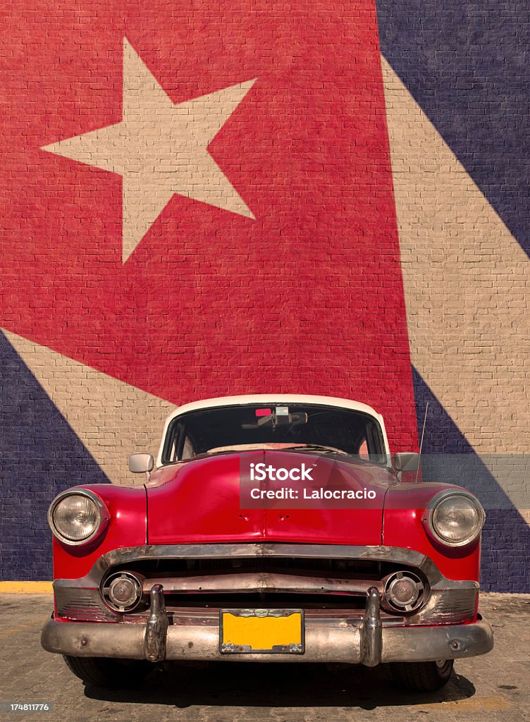 Clássico carro em Cuba - Royalty-free Cuba Foto de stock