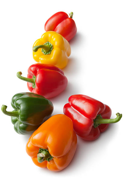 istock Vegetables: Bell Pepper Yellow, Orange, Red and Green 174811814
