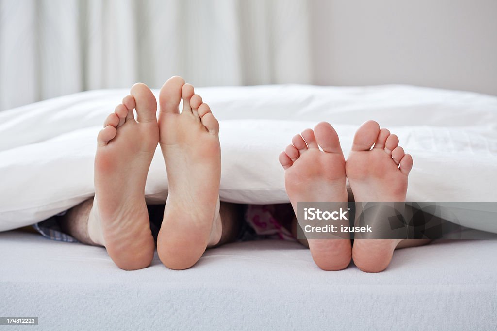 Casal pés - Foto de stock de No Fundo royalty-free