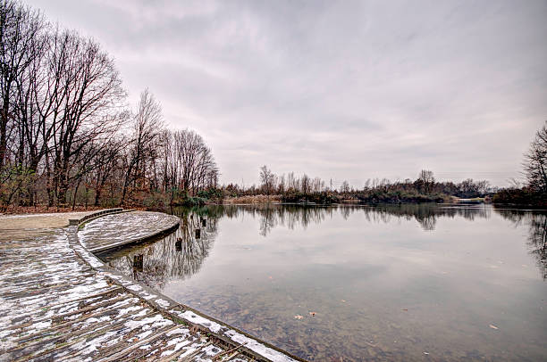 istock Little lake in Winter 174812260