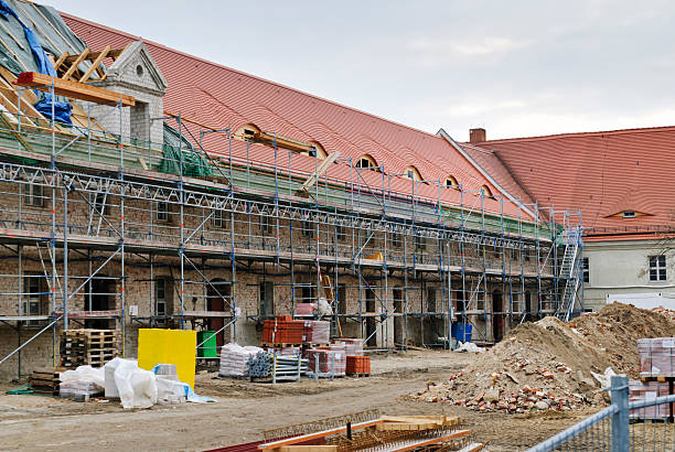 Restoration of an old monastery plant. The annex building dates from the Middle Ages.
