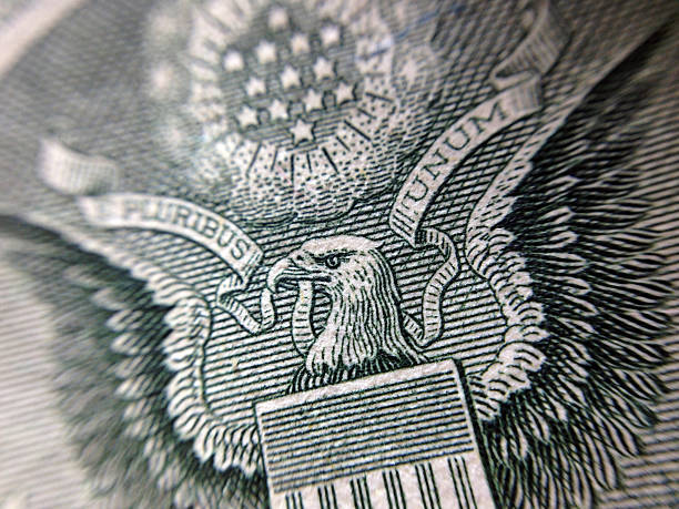 istock Close up of eagle on $1 bill 174812928