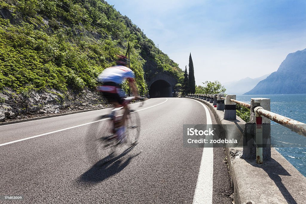 サイクリングのほか、ガルダ湖、イタリア - ガルダ湖のロイヤリティフリーストックフォト