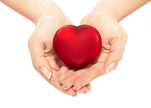 istock Woman hands holding red heart 174813250