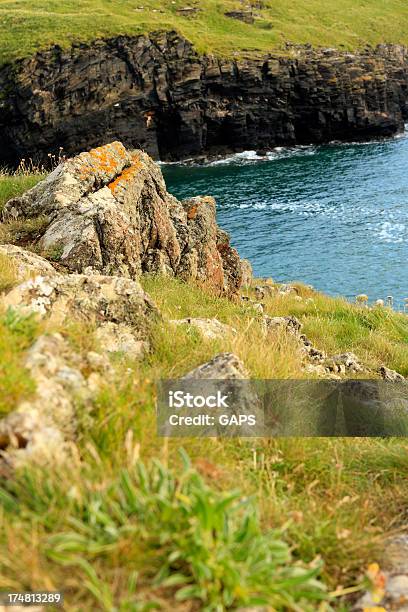 Foto de Vista Do Litoral Em Port Quin Em Cornwall e mais fotos de stock de Baía - Baía, Cornualha - Inglaterra, Exterior