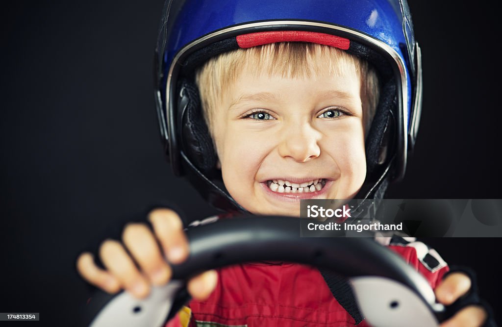 Piccolo racer - Foto stock royalty-free di Bambino