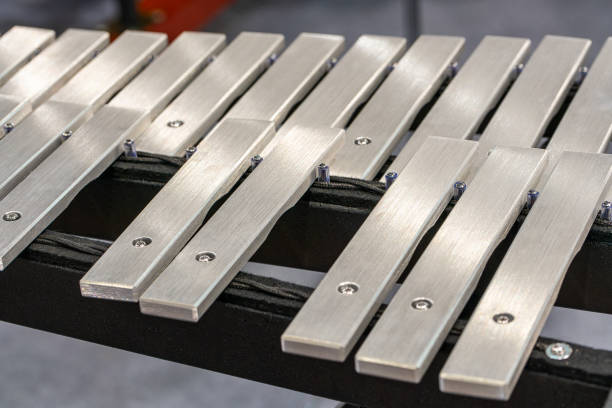 istock Xylophone closeup, wooden percussion instrument 1748135640
