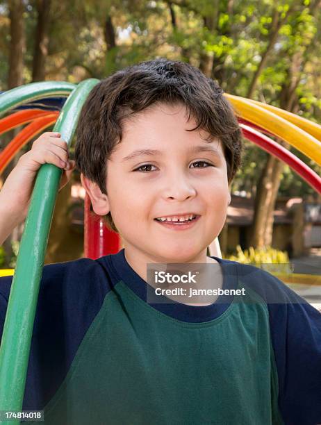 Hispanic Kid At Playground Stock Photo - Download Image Now - Cheerful, Child, Children Only