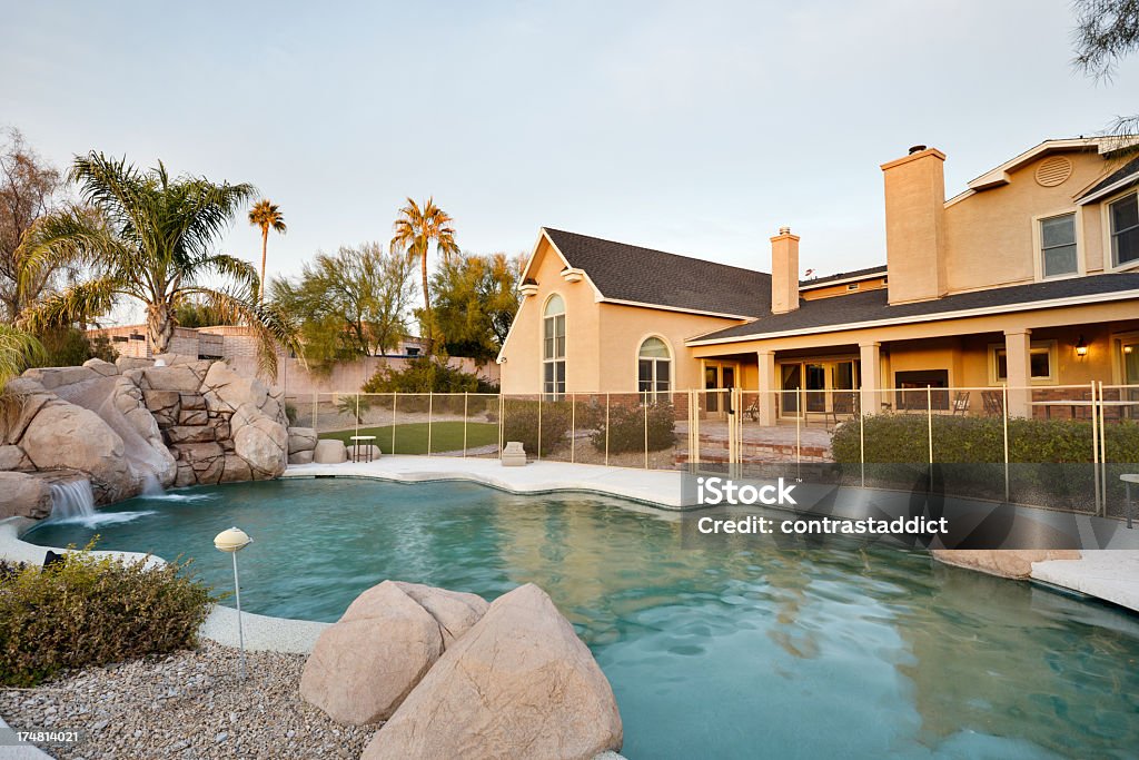 Deserto casa quintal. - Foto de stock de Arizona royalty-free