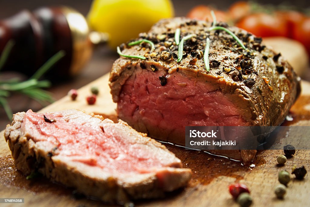 Juicy Carne de Vaca - Royalty-free Bife de Filete Foto de stock