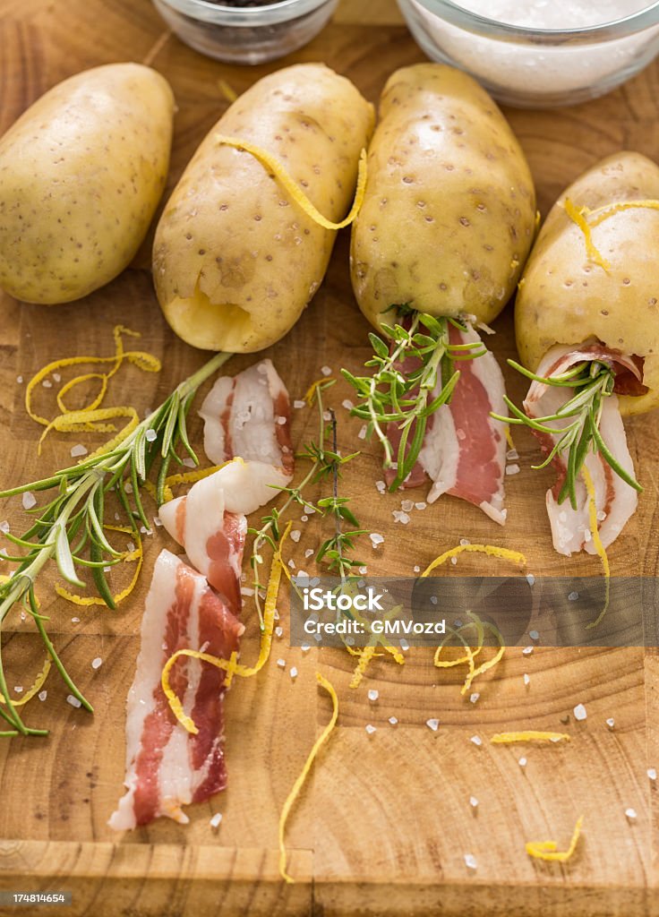 Pancetta di patate - Foto stock royalty-free di Composizione verticale