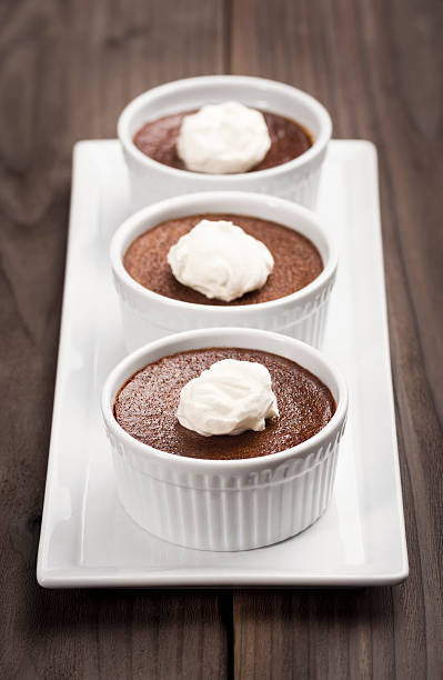 istock Three Ramekins of Chocolate Pot de Creme 174814715