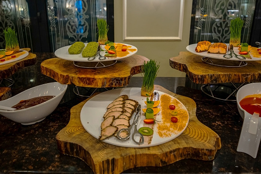 Luxury Hotel's Gourmet Appetizer Plates