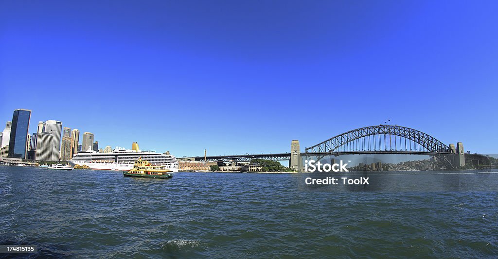シドニーハーバーブリッジ、ポート・ジャクソン - オーストラリアのロイヤリティフリーストックフォト