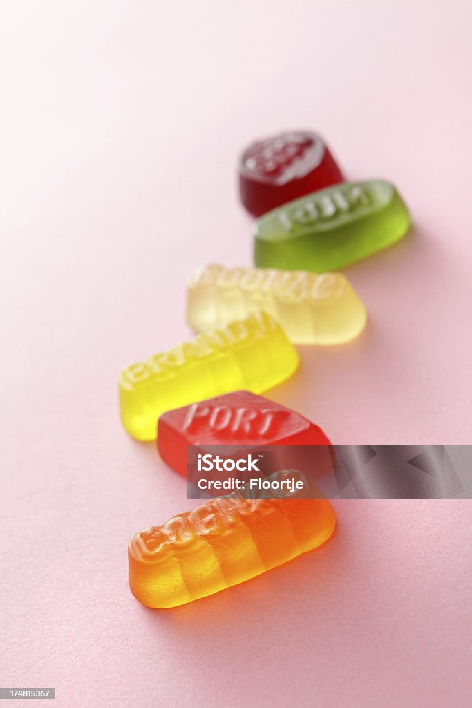 Candy: Vino gengive - Foto stock royalty-free di Alimentazione non salutare