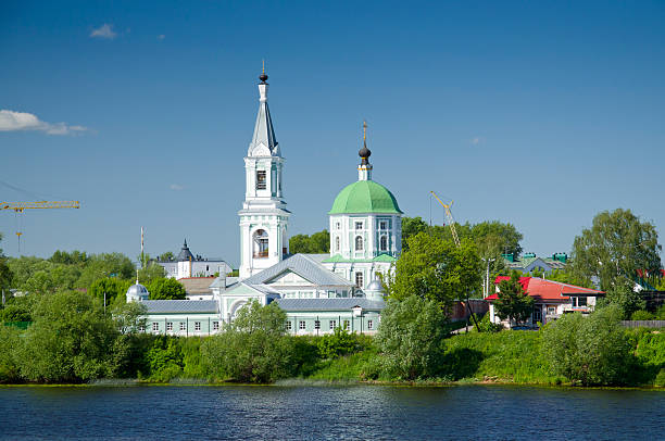 Verão qualidade de IzhevskCity in Volga Region Russia - fotografia de stock