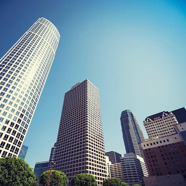 istock Los angeles skyscraper on the downtown 174815876
