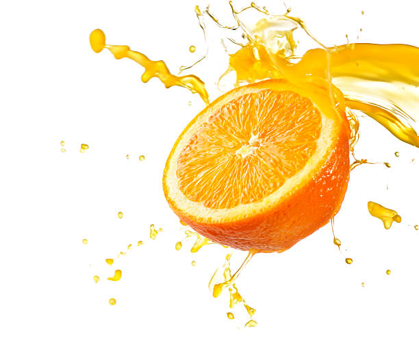 succo d'arancia - succoso foto e immagini stock