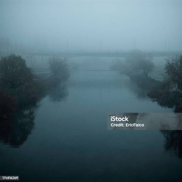 Foggy River Stockfoto und mehr Bilder von Bedeckter Himmel - Bedeckter Himmel, Editorial, Fluss