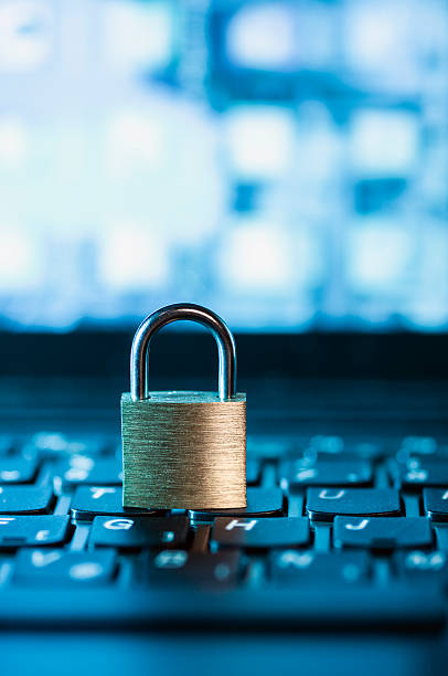 컴퓨터 보안 - encryption security system security padlock 뉴스 사진 이미지