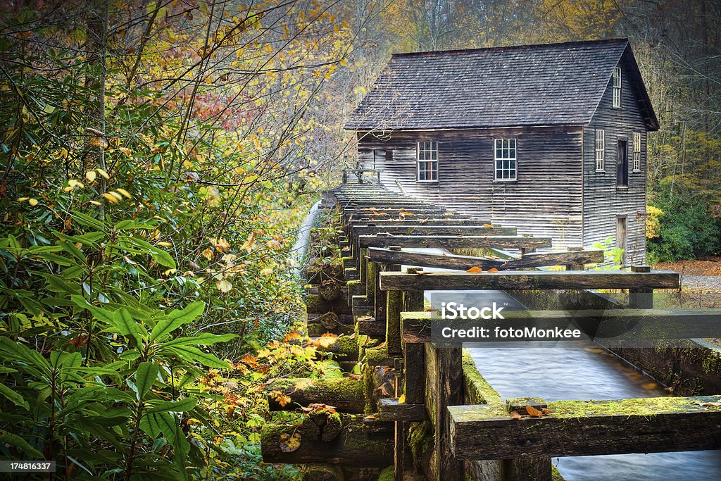 Mingus Mill, Oconaluftee, Cherokee, Carolina del Norte, EE.UU. - Foto de stock de Carolina del Norte - Estado de los EE. UU. libre de derechos