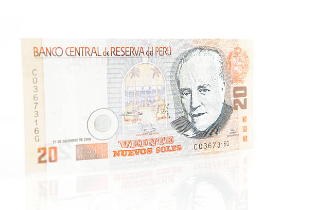 페루 키런 누에보솔 참고 - peru currency man made object financial item 뉴스 사진 이미지