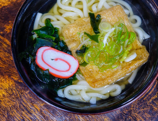 istock Japanese udon noodles with tempura 1748167578