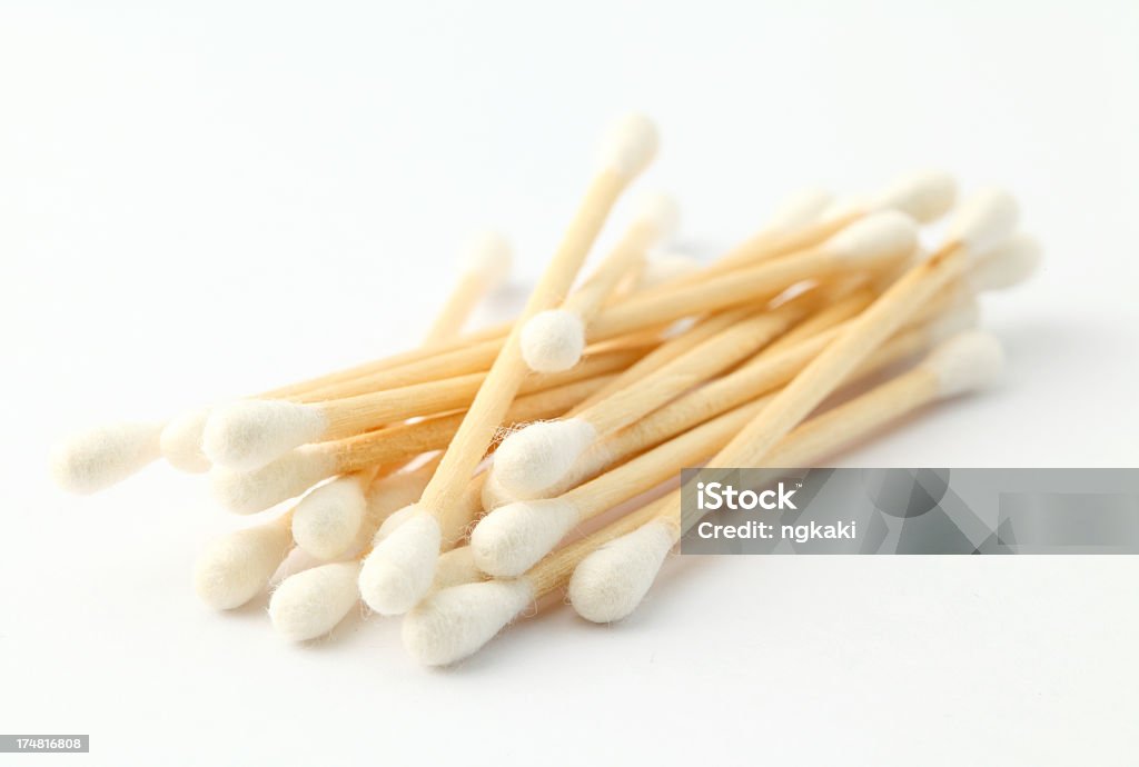 Cotton fioc - Foto stock royalty-free di Bagno