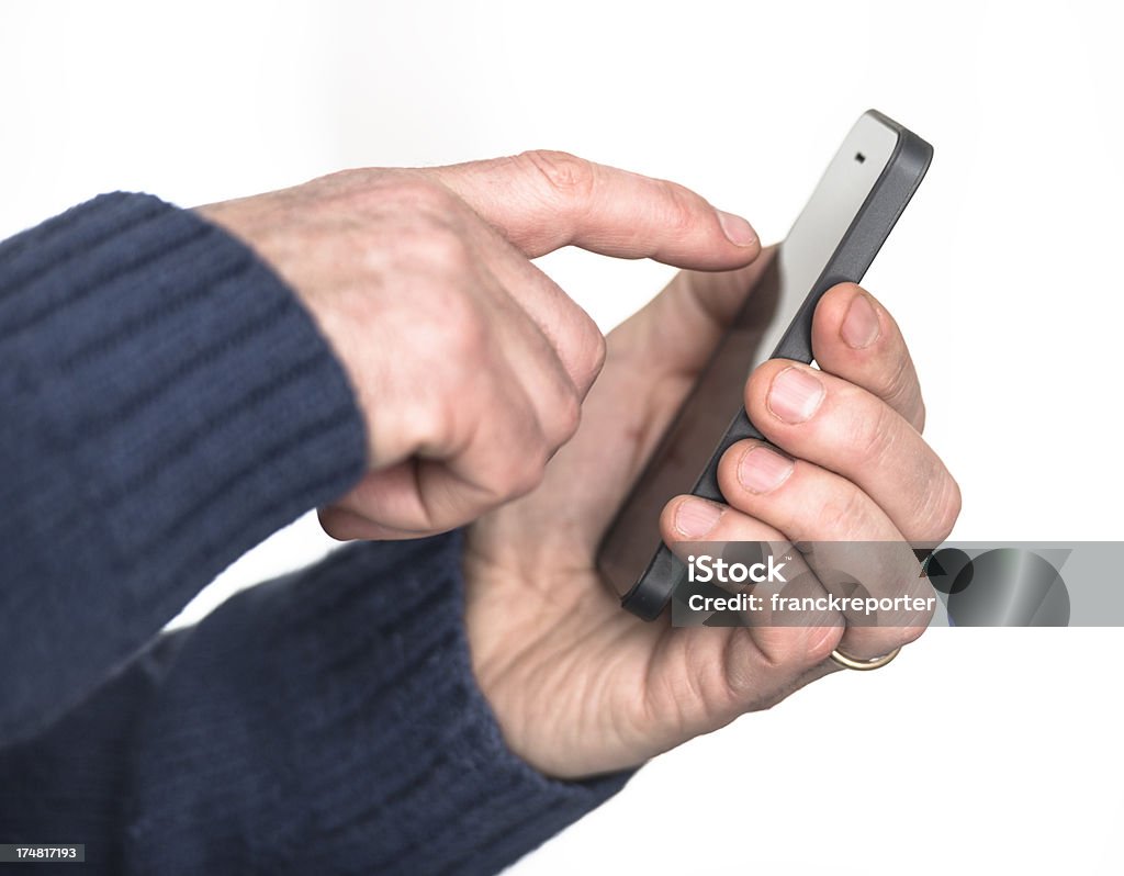 hand mit einem smartphone - Lizenzfrei Ausrüstung und Geräte Stock-Foto