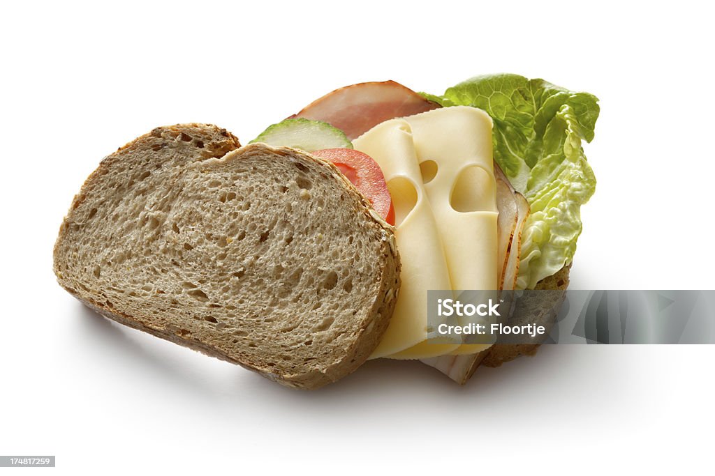 Sandwichs:  Sandwich jambon fromage - Photo de Fromage libre de droits