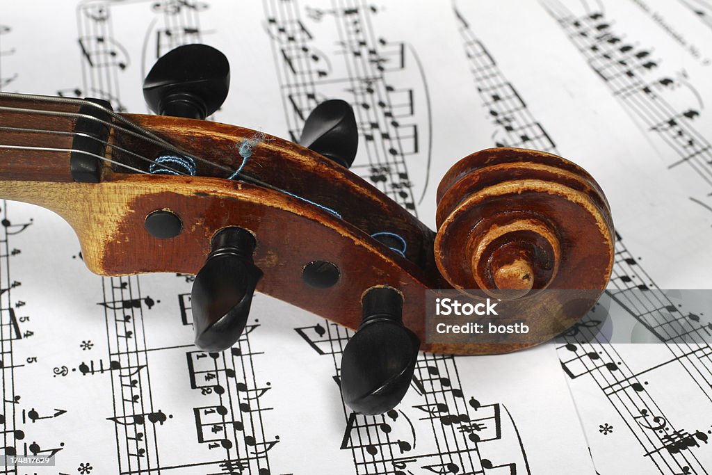 Violine head - Lizenzfrei Alt Stock-Foto