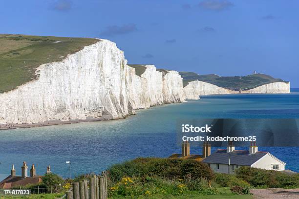 Coastline Stock Photo - Download Image Now - British Culture, Chalk - Rock, Cliff