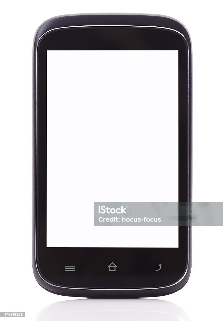 Touchscreen-Smartphone - Lizenzfrei Berührungsbildschirm Stock-Foto